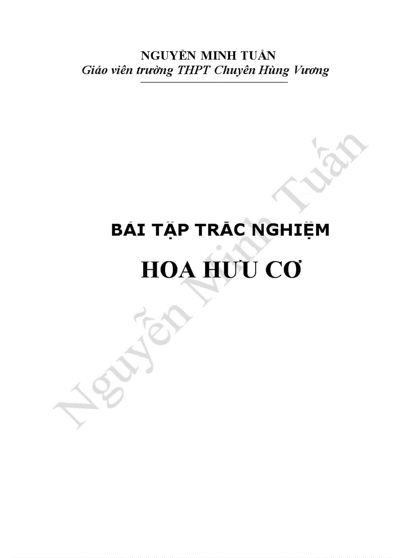 TÀI LIỆU ÔN THI dh HAY