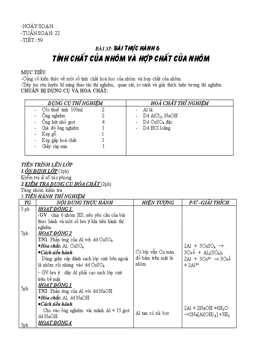 Giao An Thuc Hanh Hoa 12Giao An Thuc Hanh Hoa 12