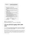 Cau truc de thi tot nghiep THPT 2009 2010