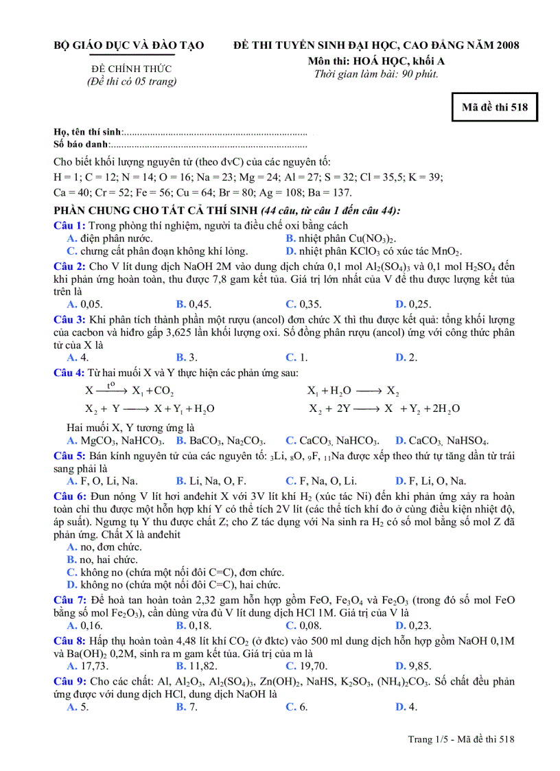 DeHoaACt M518