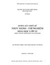 Hướng dẫn thiết kế các thí nghiệm thực hành hóa học lớp 12 CB