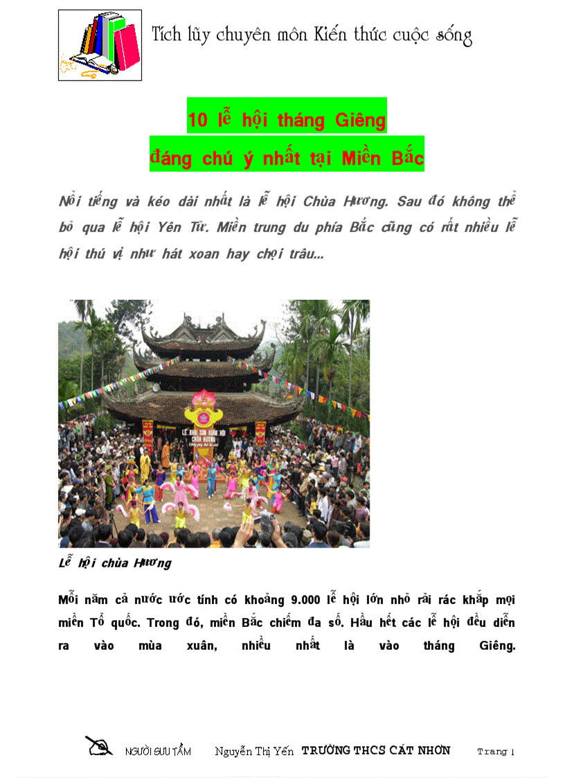 10 lễ hội lớn ở miền bắc 1