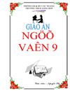 Bìa Ngữ Văn 9