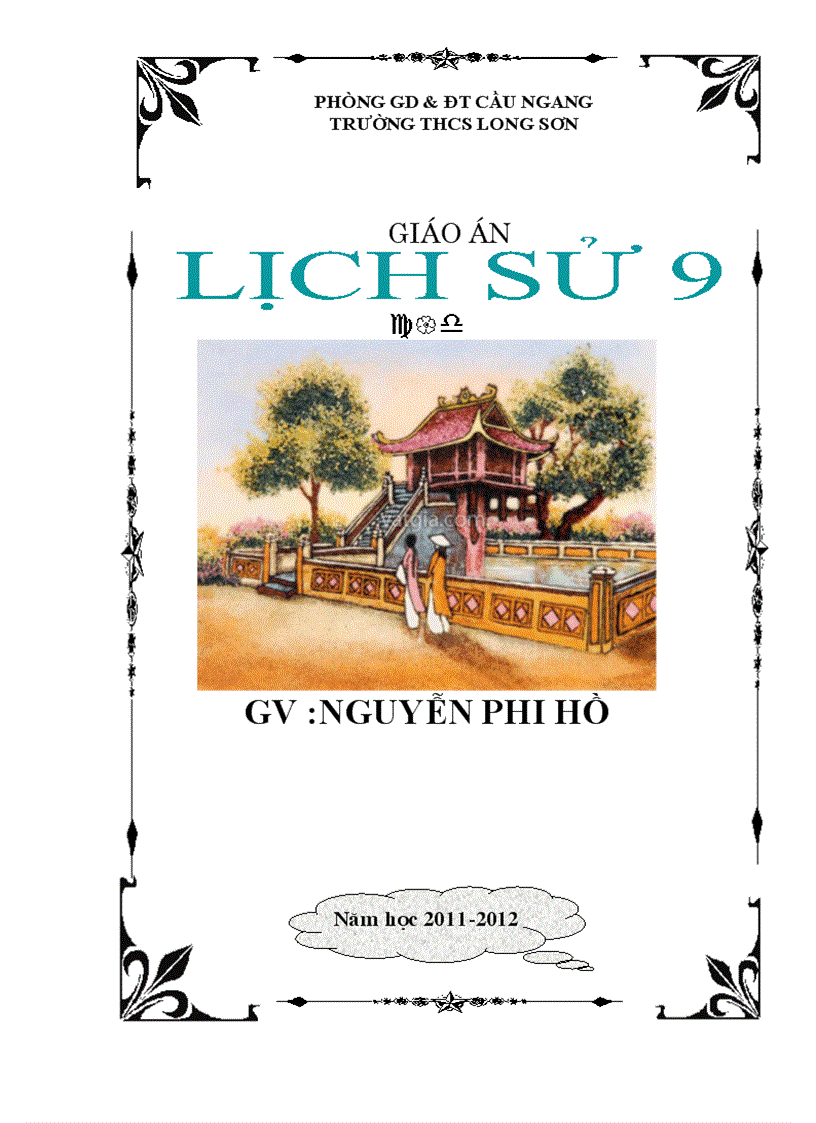 Bìa GA Lịch Sử 9