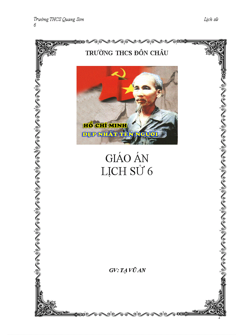 Giao an lich sử 6