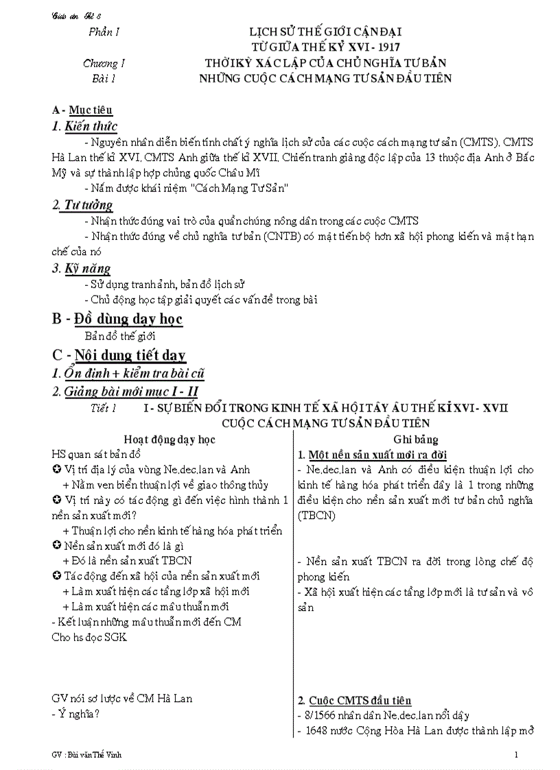 Lịch sử 8 hay cực