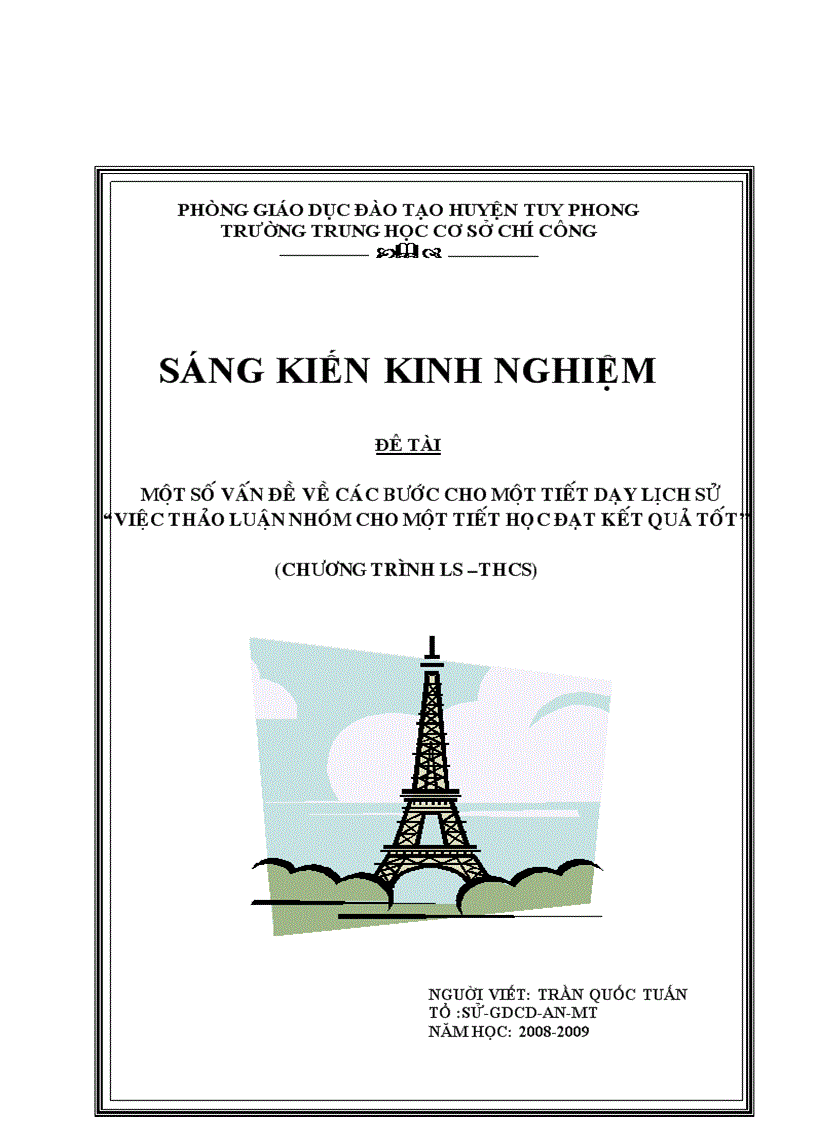 Sáng kiến kinh nghiệm