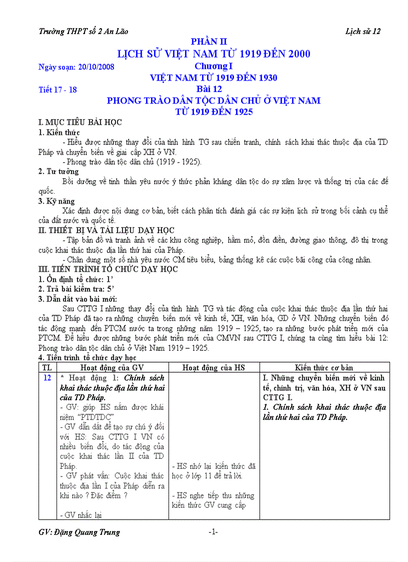 Lịch sử vn 12 cb