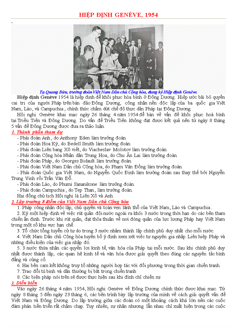 Hiệp định Giơnevơ 1954