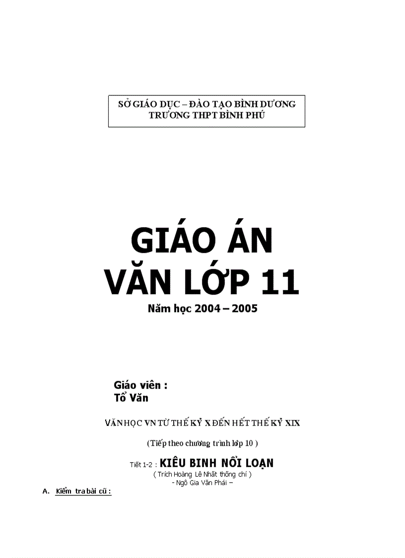 Giáo án vật lý