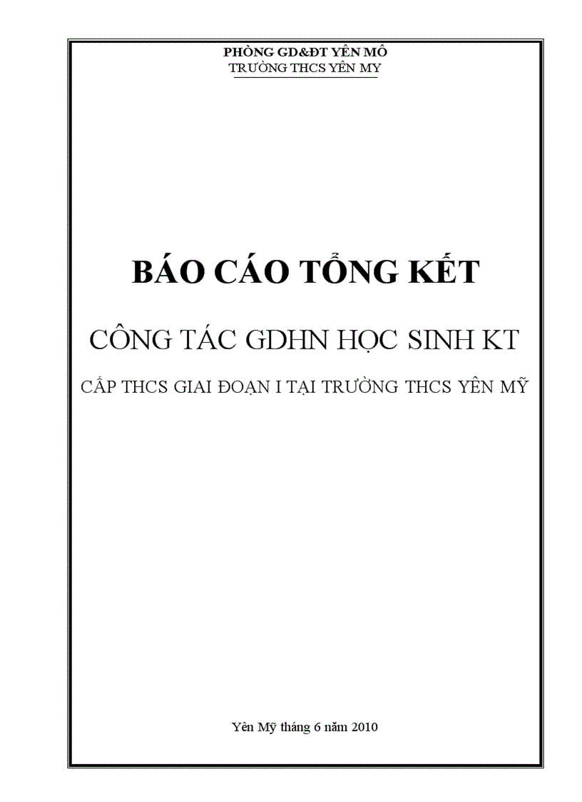 Bao cao tong ket giai doan I doc