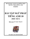 Ngữ pháp TA 10 Hk1