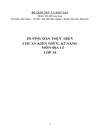Chuẩn kiến thức kĩ năng lớp 10