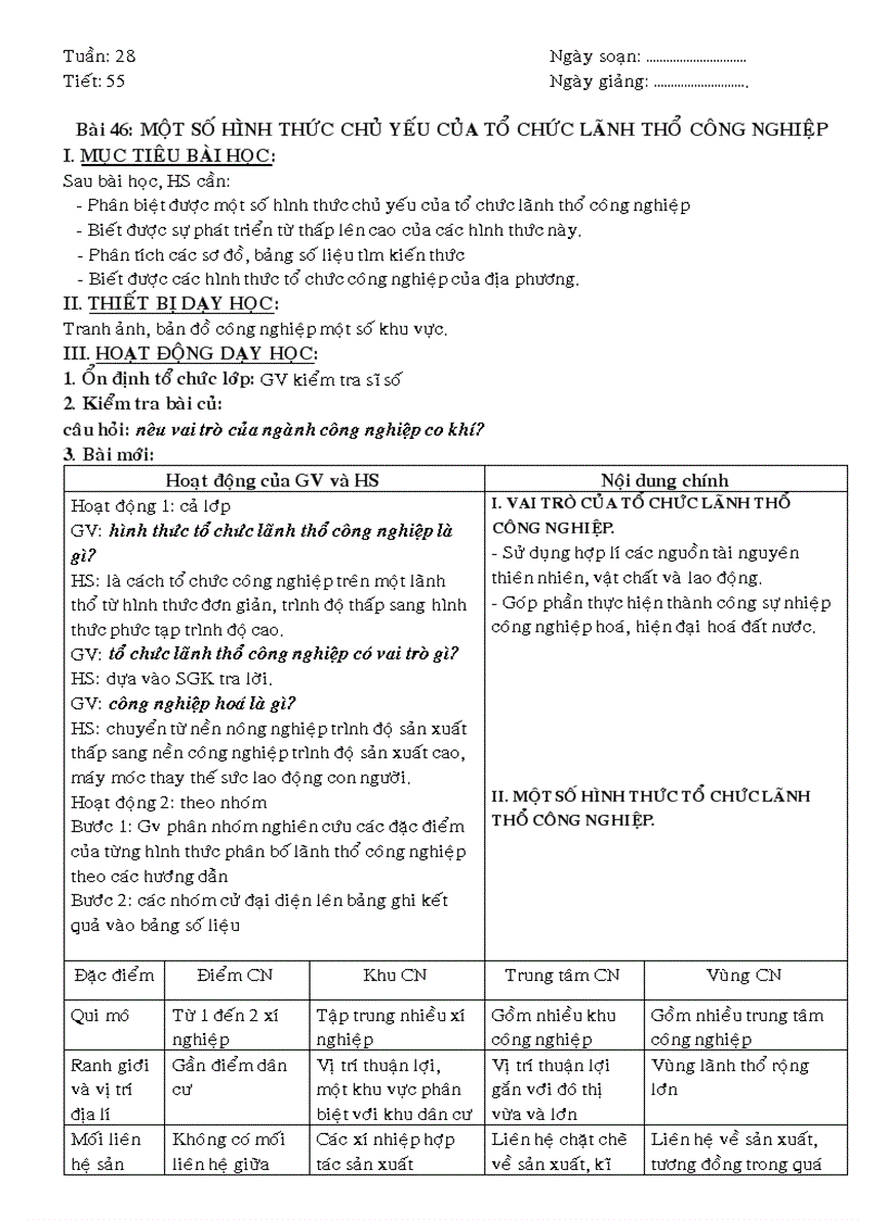 Giao an 10 nang cao t55