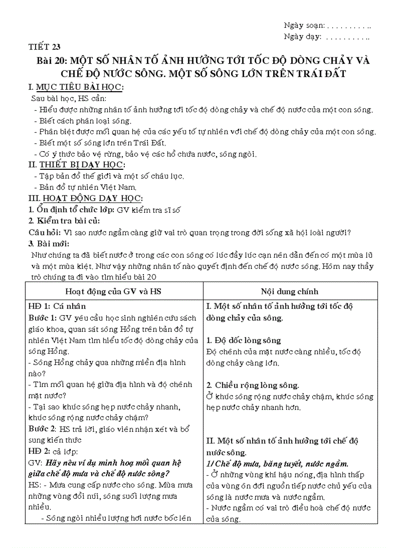 Giao an 10 nang cao t23