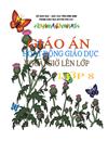 Mẫu bìa giáo án đẹp 1