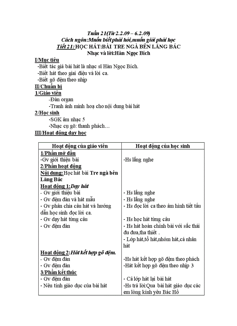 Âm nhac5 Tre ngà bên Lăng Bác