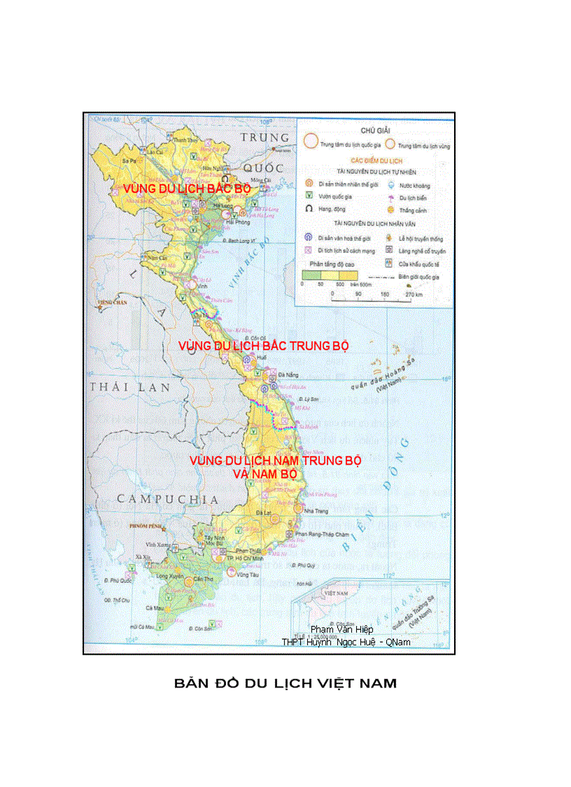 Bản đồ du lịch Việt Nam