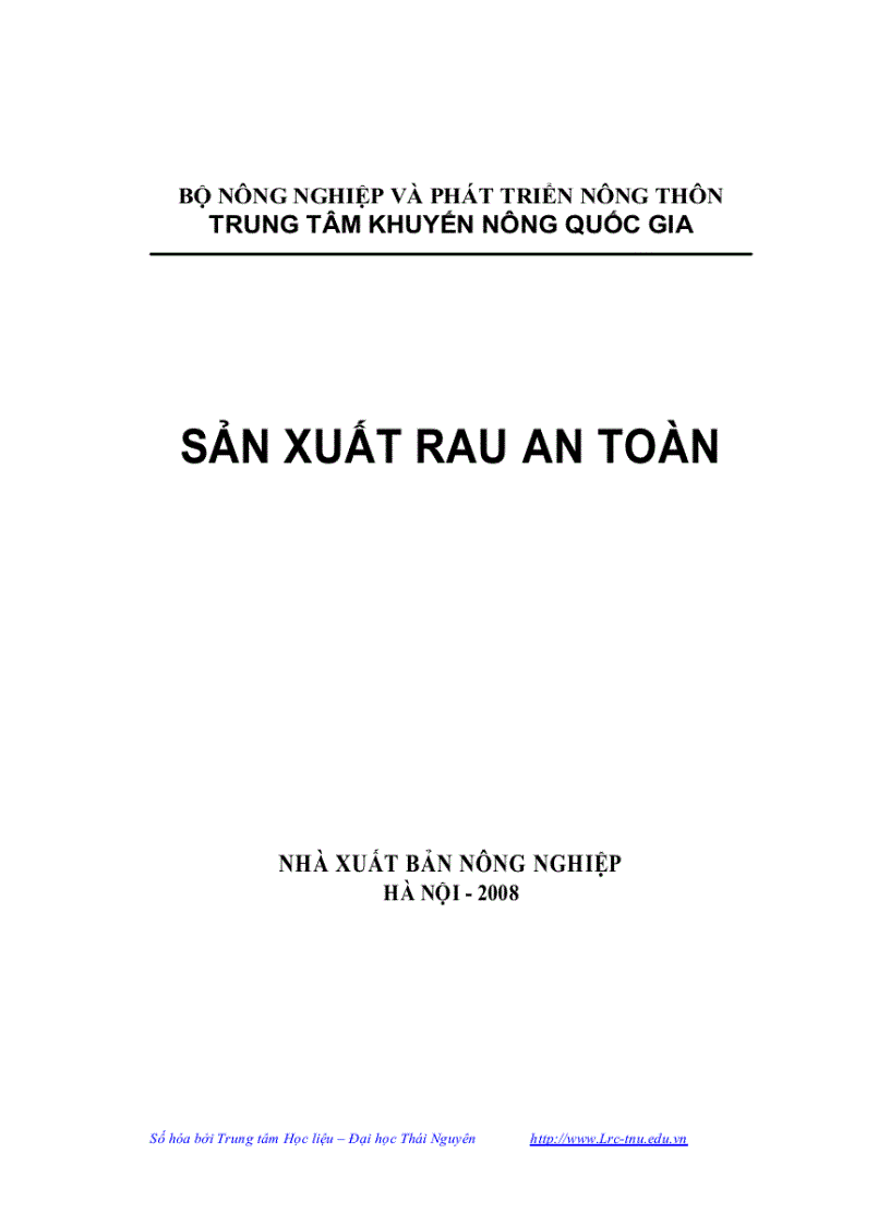 Sản xuất rau an toàn