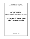 Xây dựng và triển khai đào tạo trực tuyến