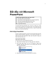 Tạo bài trình bày với Microsoft Powerpoint Phần I
