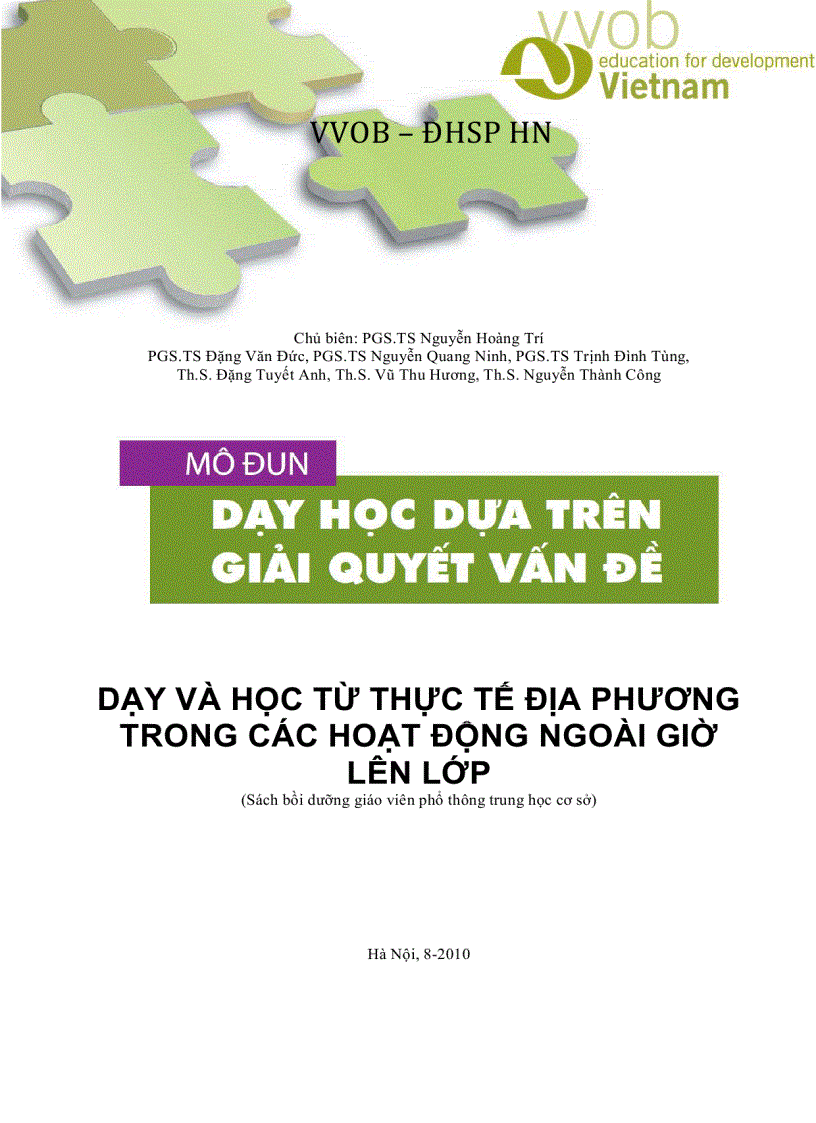 Dạy học dựa trên giải quyết vấn đề