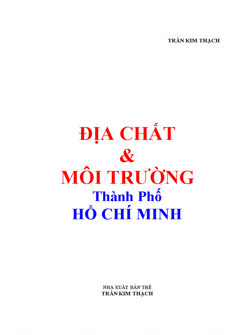 Địa chất và môi trường Thành phố Hồ Chí Minh