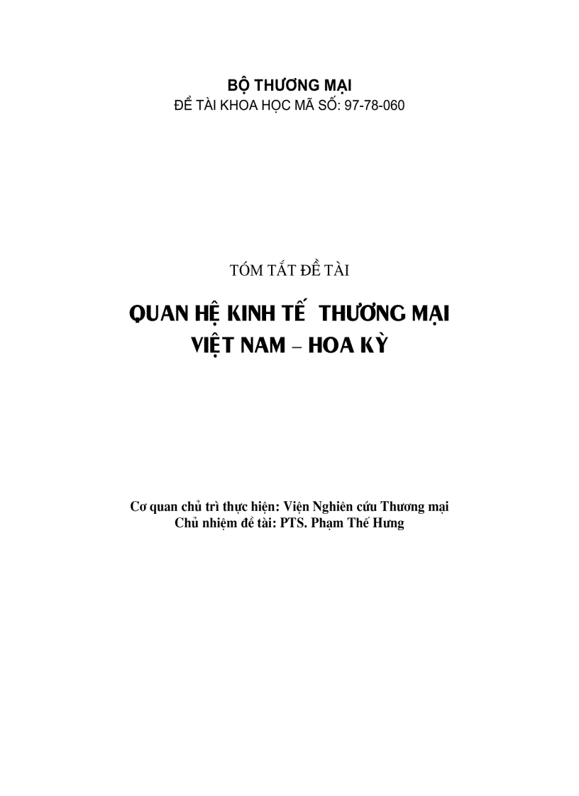 Quan hệ kinh tế thương mại Việt Nam Hoa Kỳ