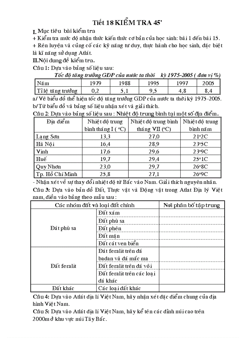 Tiết 18 sách nâng cao