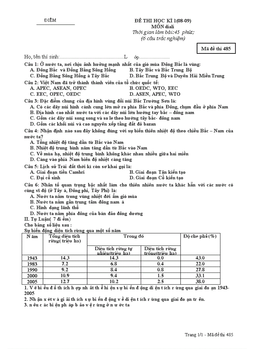 KT họcki 1 08 09