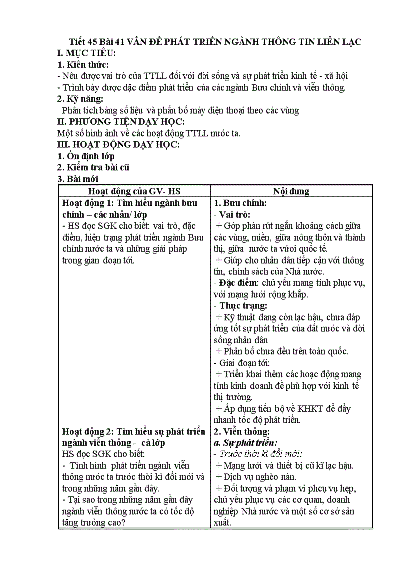 Tiết 45 sách nâng cao