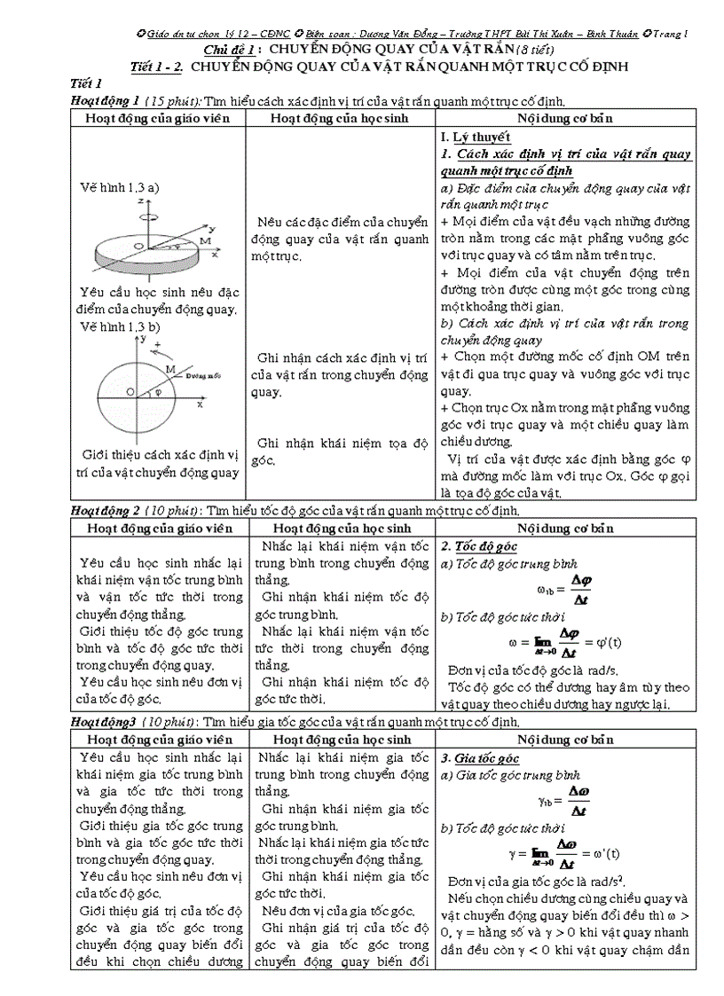 Ga tự chon 12 n cao