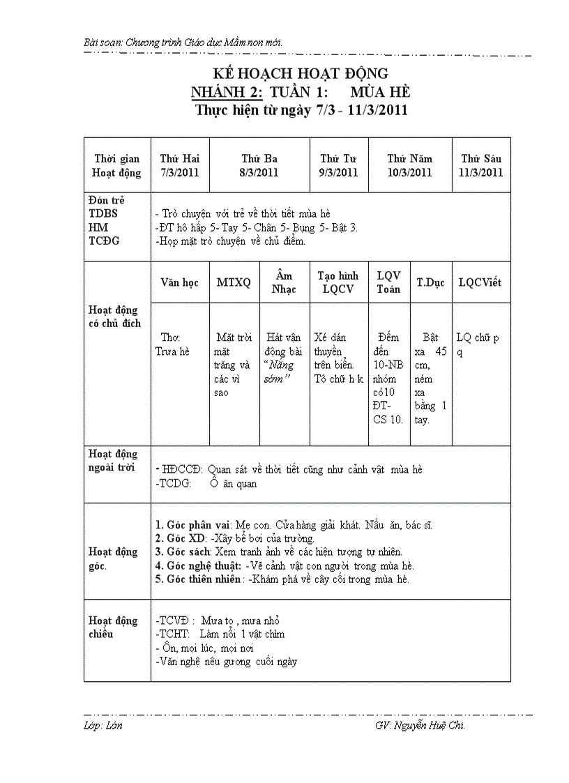 Chủ điểm hiện tượng tự nhiên