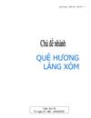 Chủ đề quê hương đất nước gia đình