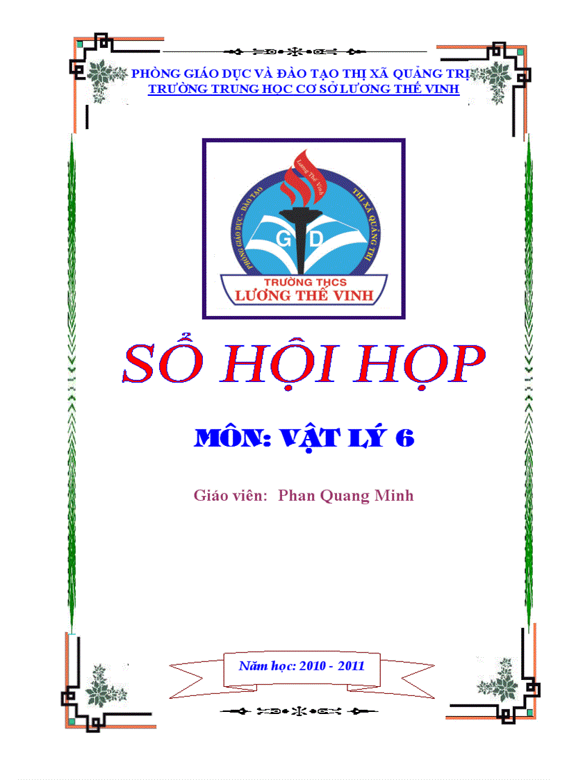 Bìa sổ hội họp 2010