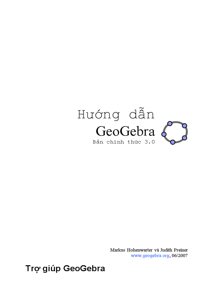 Hướng dẫn vẽ hình bằng Geogebra