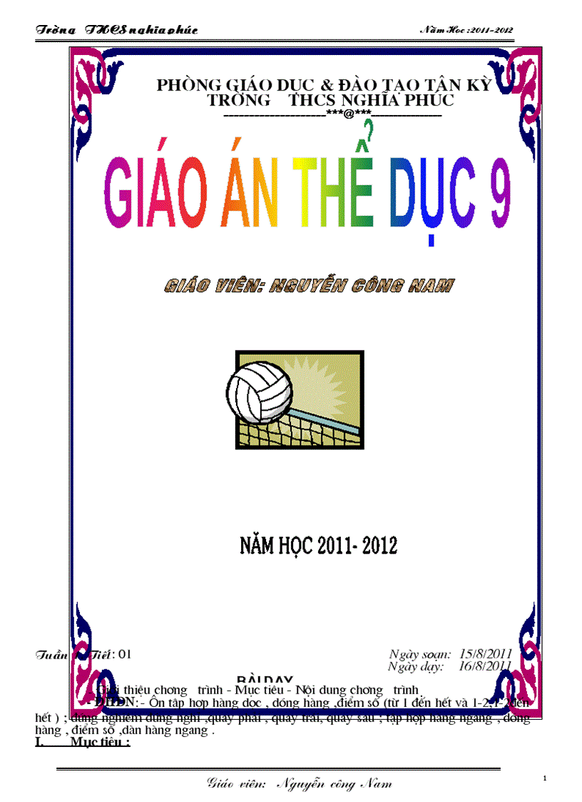 Giao an the duc 9