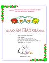 Giao án thao giảng gdan mâm 2012