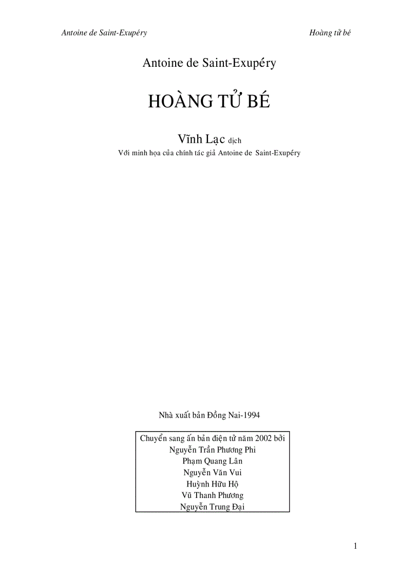 Hoàng tử bé