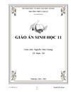 Giao an sinh 11 2011 2012