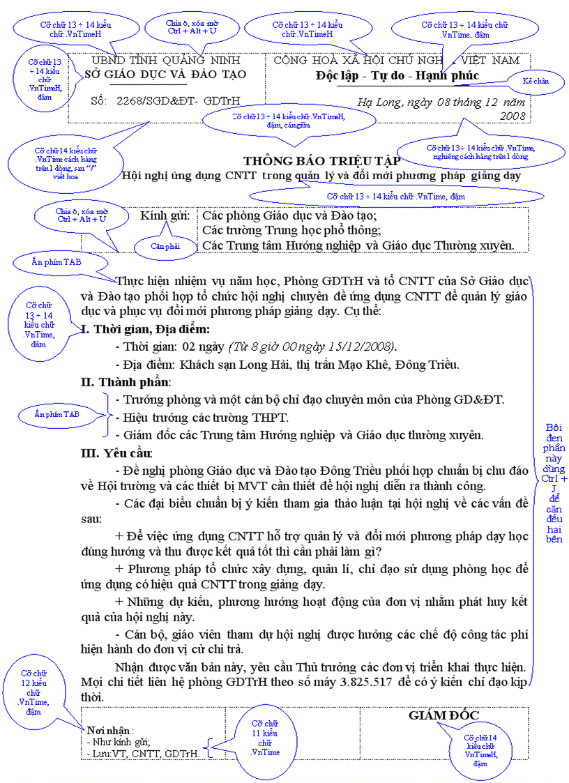 HD soạn VB theo chuẩn TT55