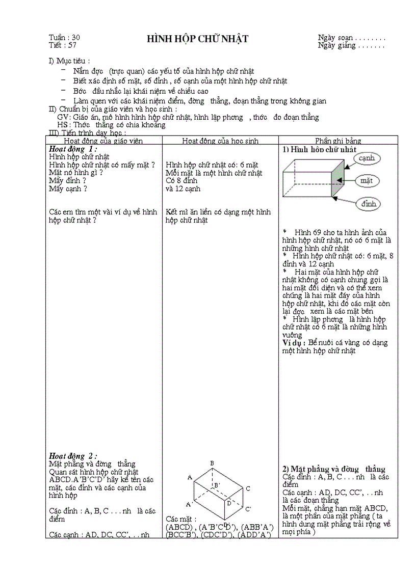 Hình học 8 chương 4