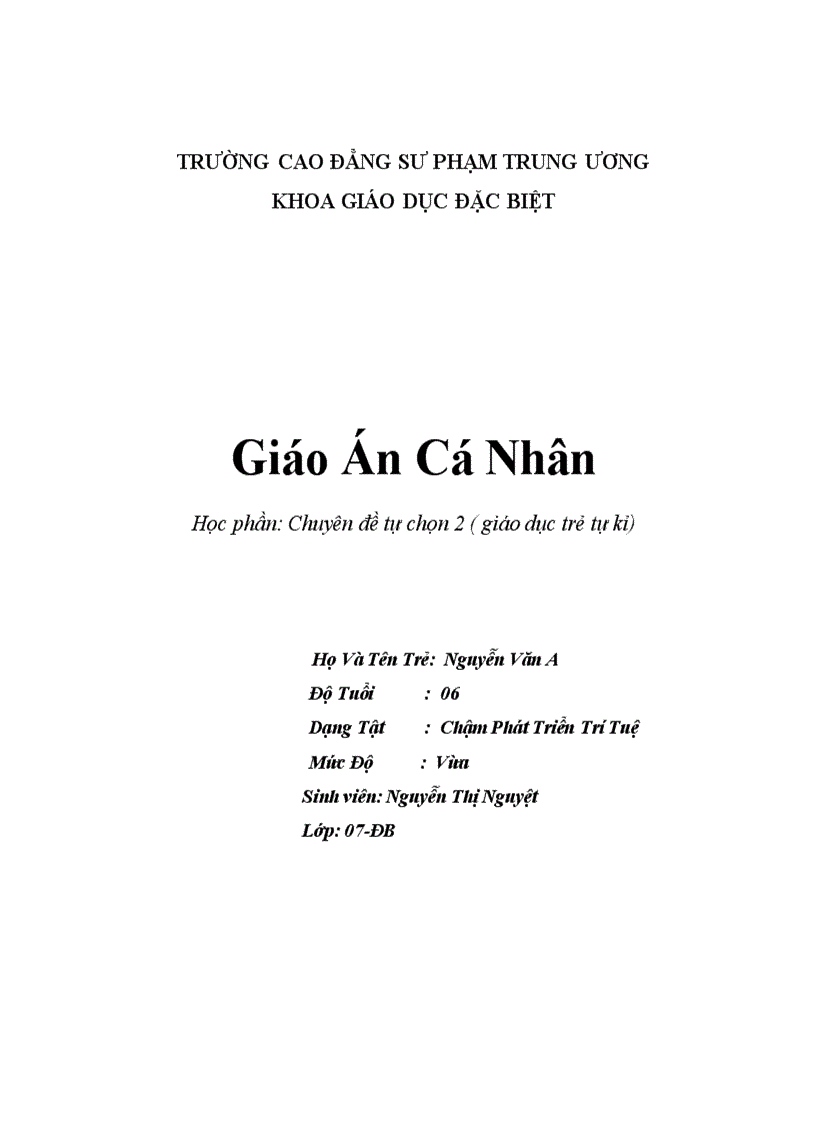 Giao an ca nhan