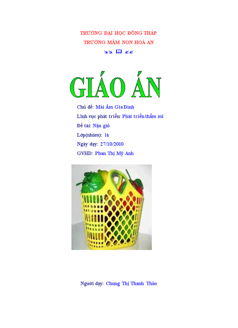 Nặn giỏ lá