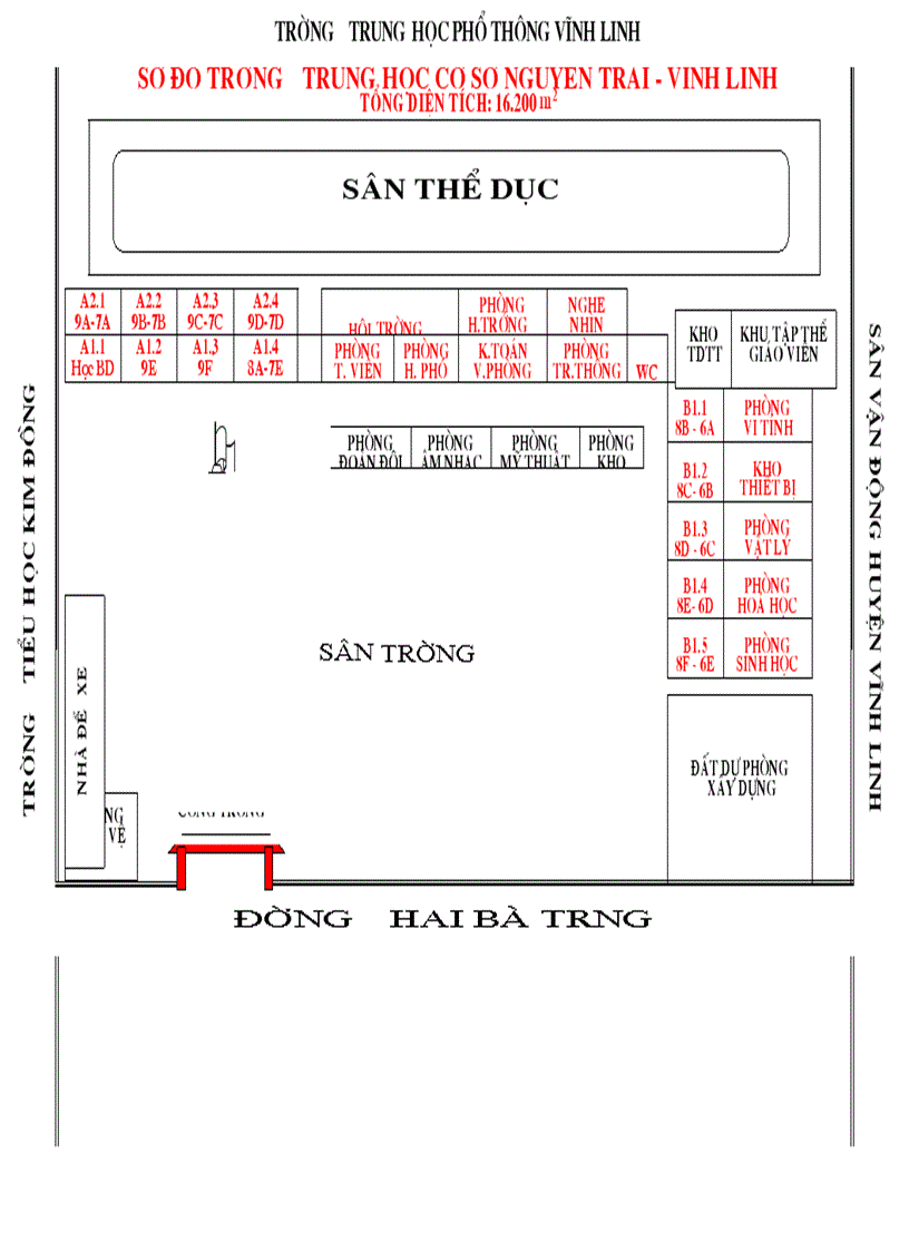 Sơ đồ nhà trường