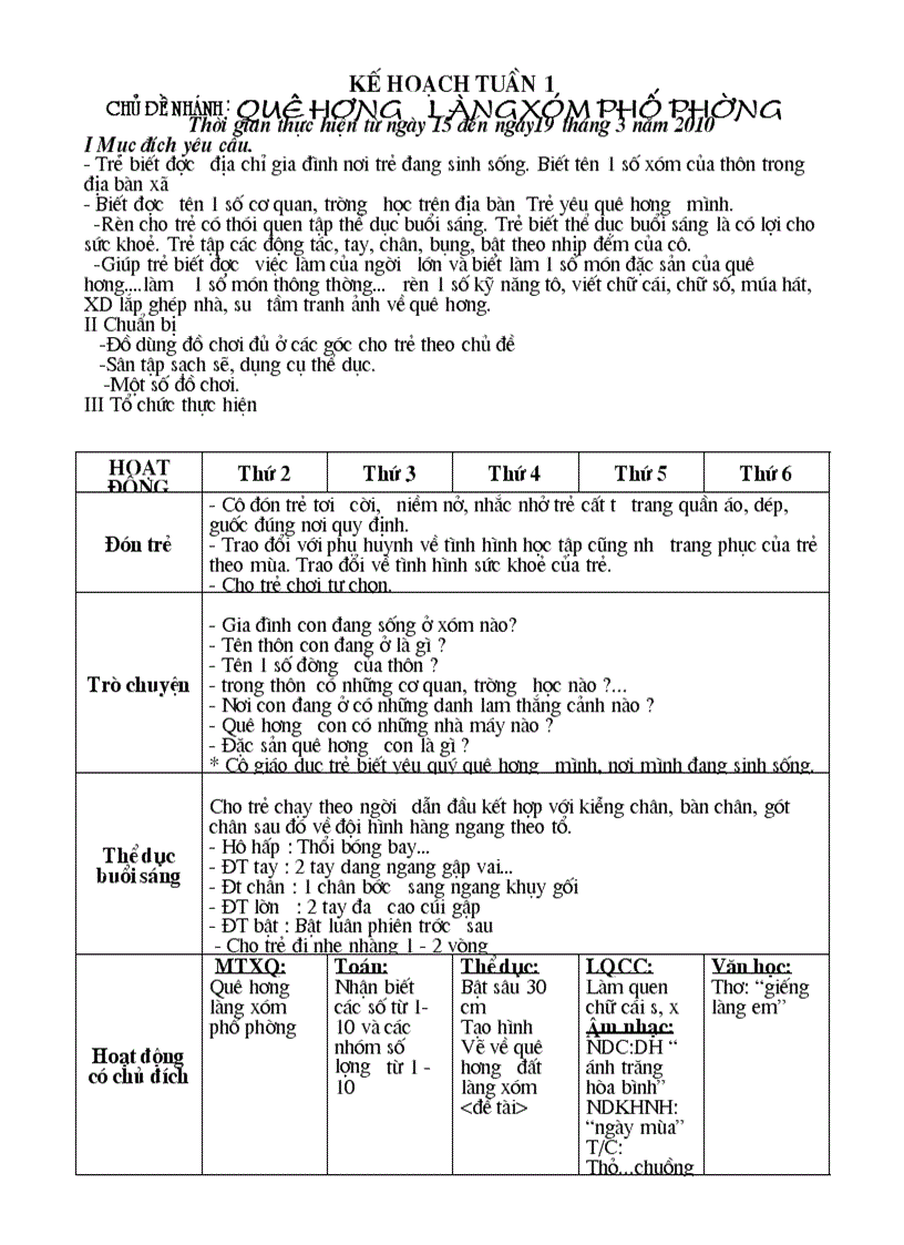 Quê hương Bác Hồ tuần 1