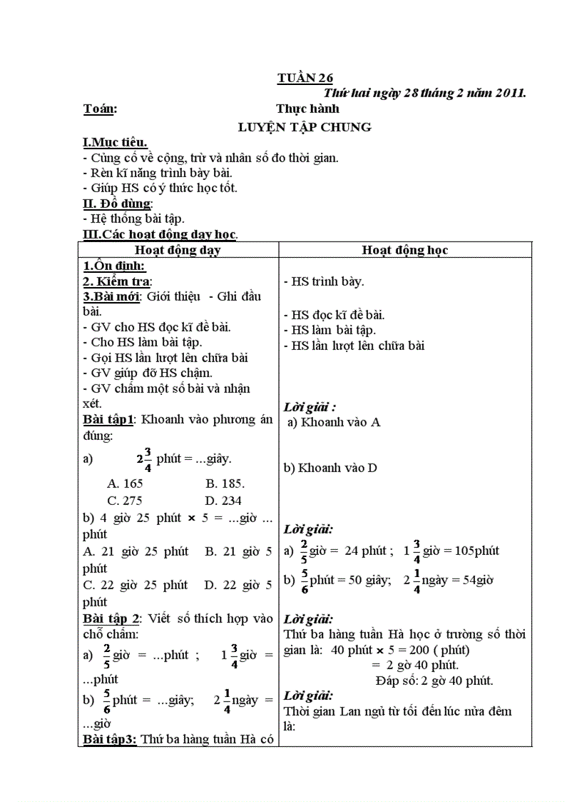 Tăng buổi 5 T26