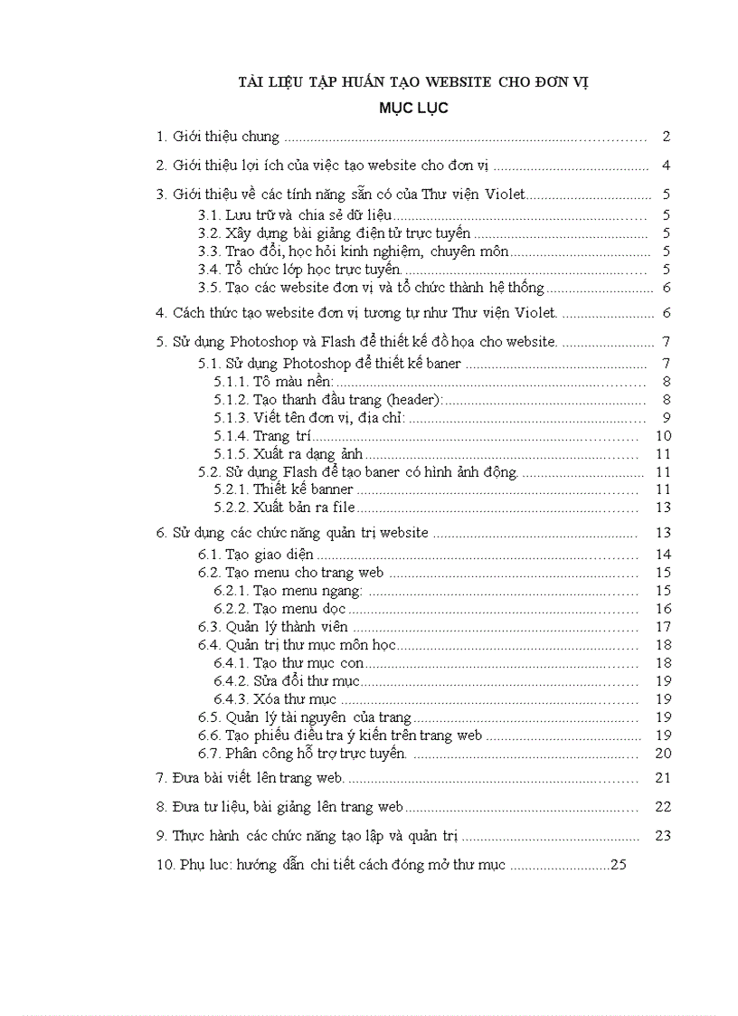 Một số bài giảng