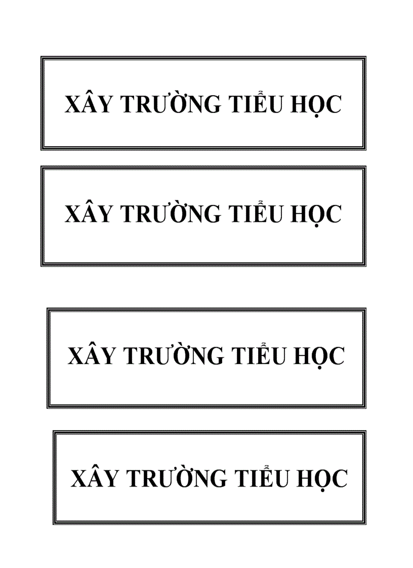 Khung tên một số công trình XD Lá