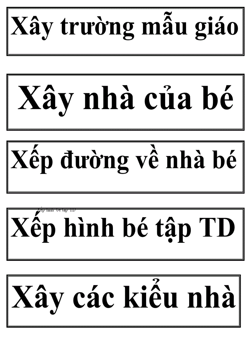 Khung tên 1 số công trình XD Lá